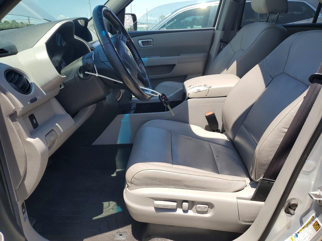 2012 Honda Pilot Exl Silver vin: 5FNYF4H56CB062789