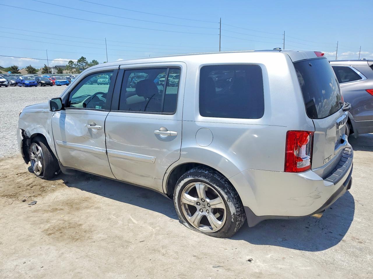 2012 Honda Pilot Exl Silver vin: 5FNYF4H56CB062789