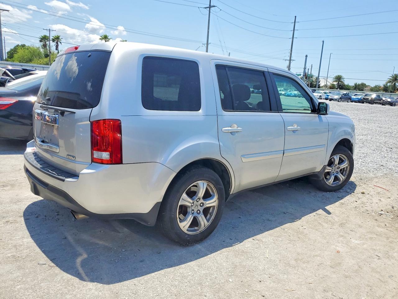 2012 Honda Pilot Exl Silver vin: 5FNYF4H56CB062789