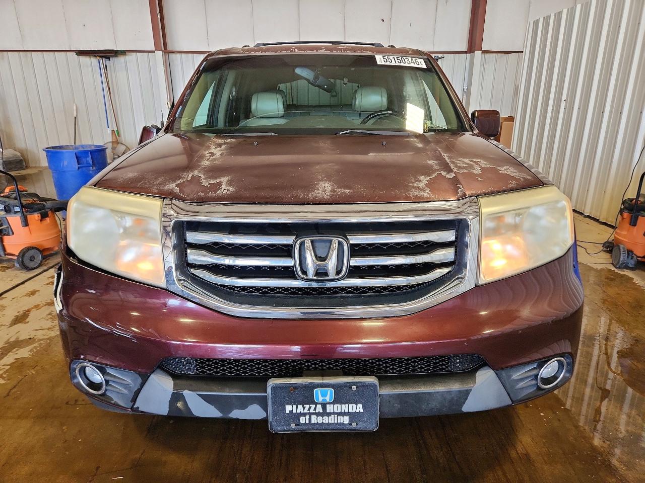 2012 Honda Pilot Exl Maroon vin: 5FNYF4H56CB064039