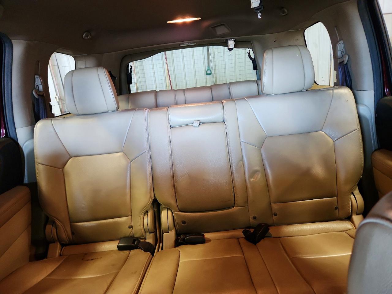 2012 Honda Pilot Exl Maroon vin: 5FNYF4H56CB064039