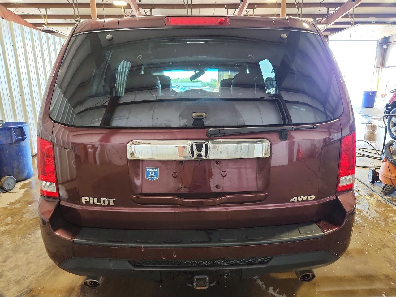2012 Honda Pilot Exl Maroon vin: 5FNYF4H56CB064039