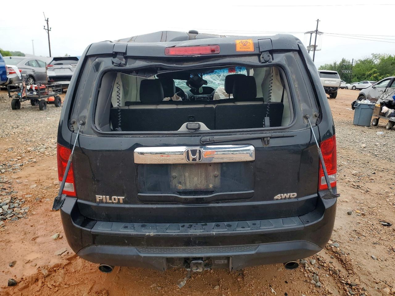 2013 Honda Pilot Exl Black vin: 5FNYF4H56DB003808
