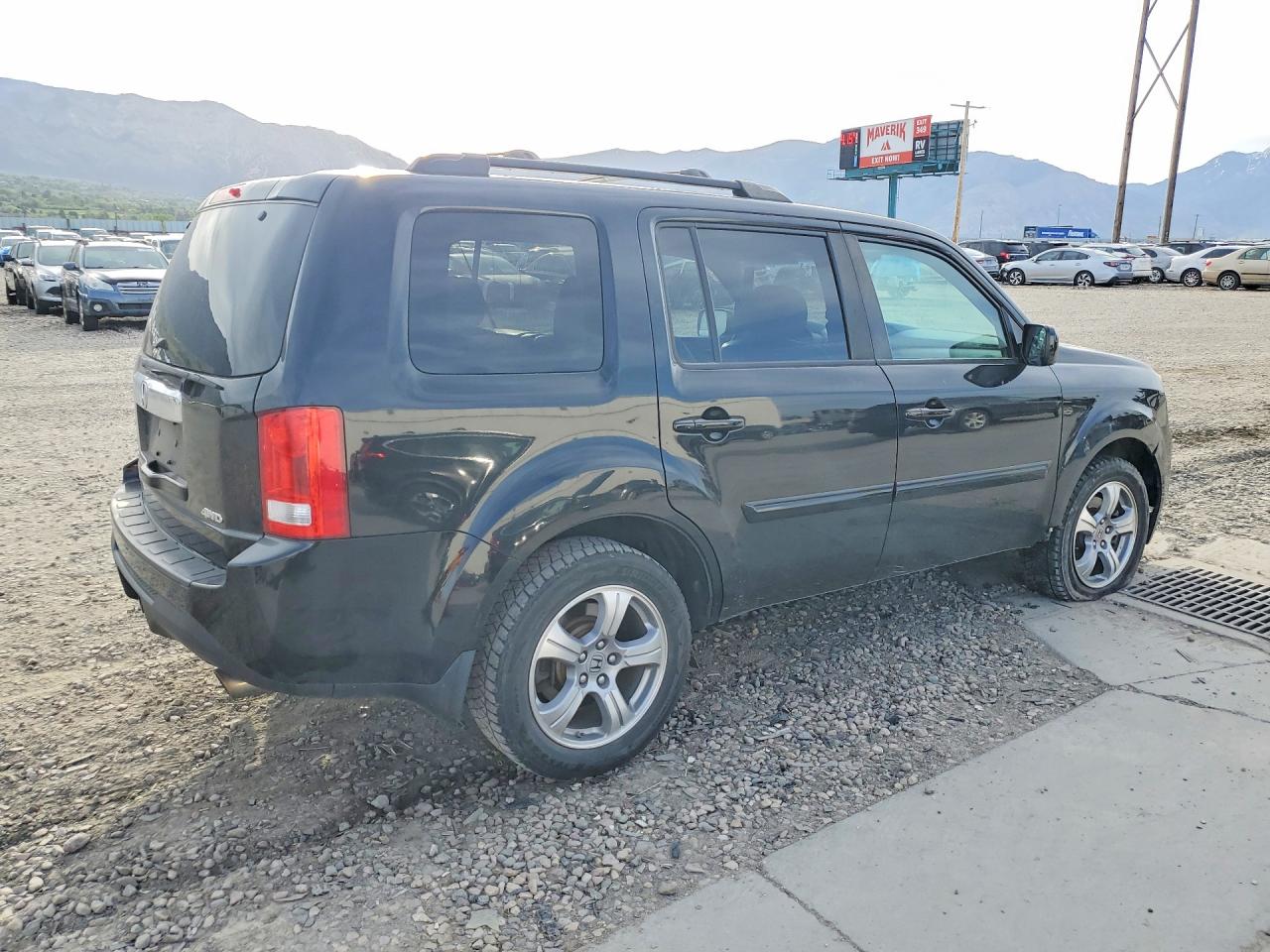 2013 Honda Pilot Exl Black vin: 5FNYF4H56DB007700