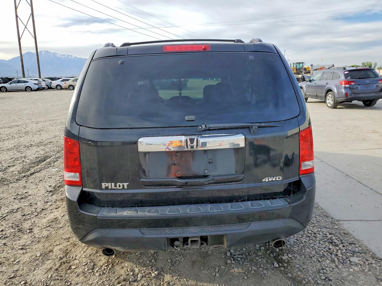 2013 Honda Pilot Exl Black vin: 5FNYF4H56DB007700