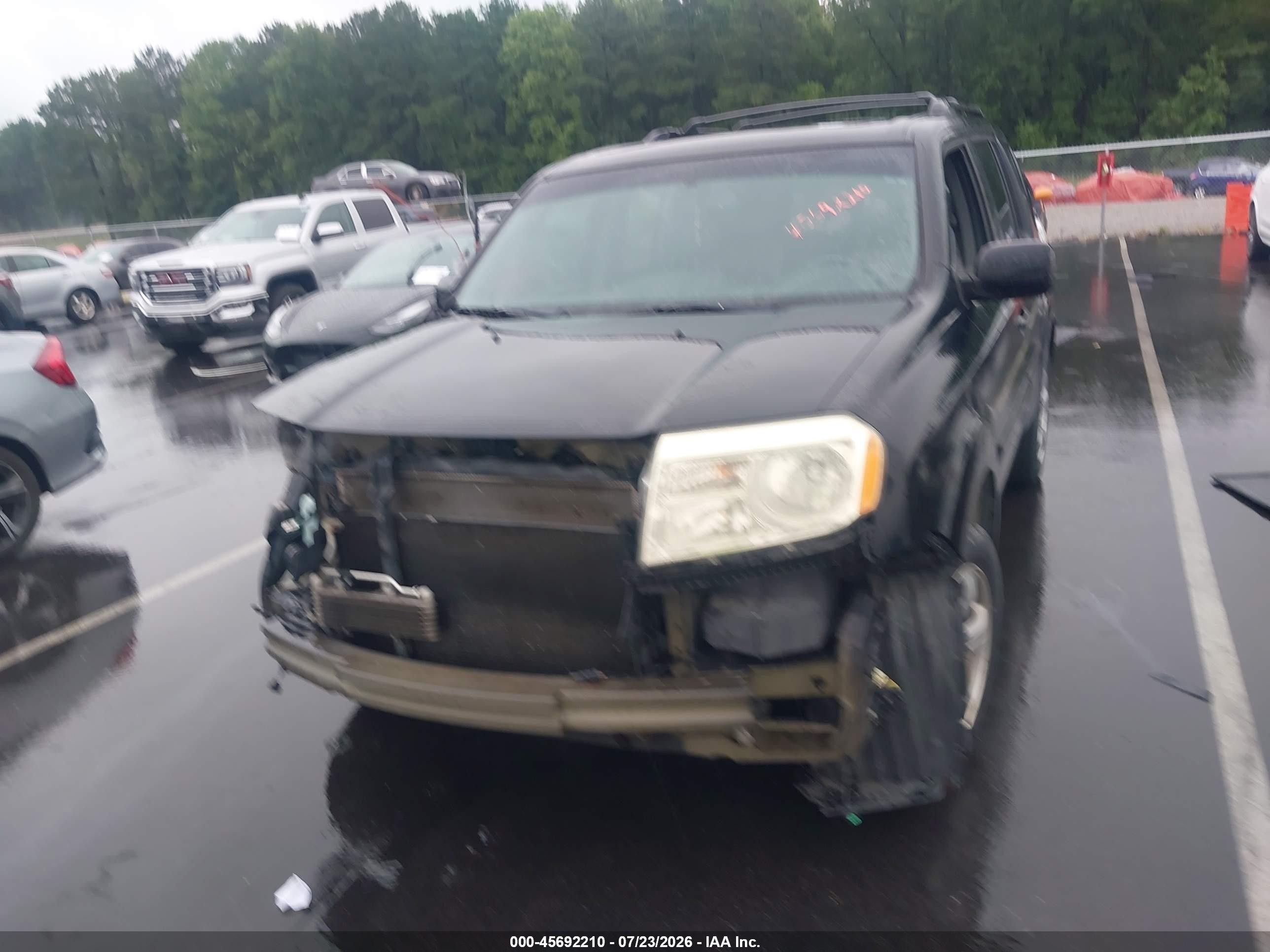 2013 Honda Pilot Ex-l Black vin: 5FNYF4H56DB013111