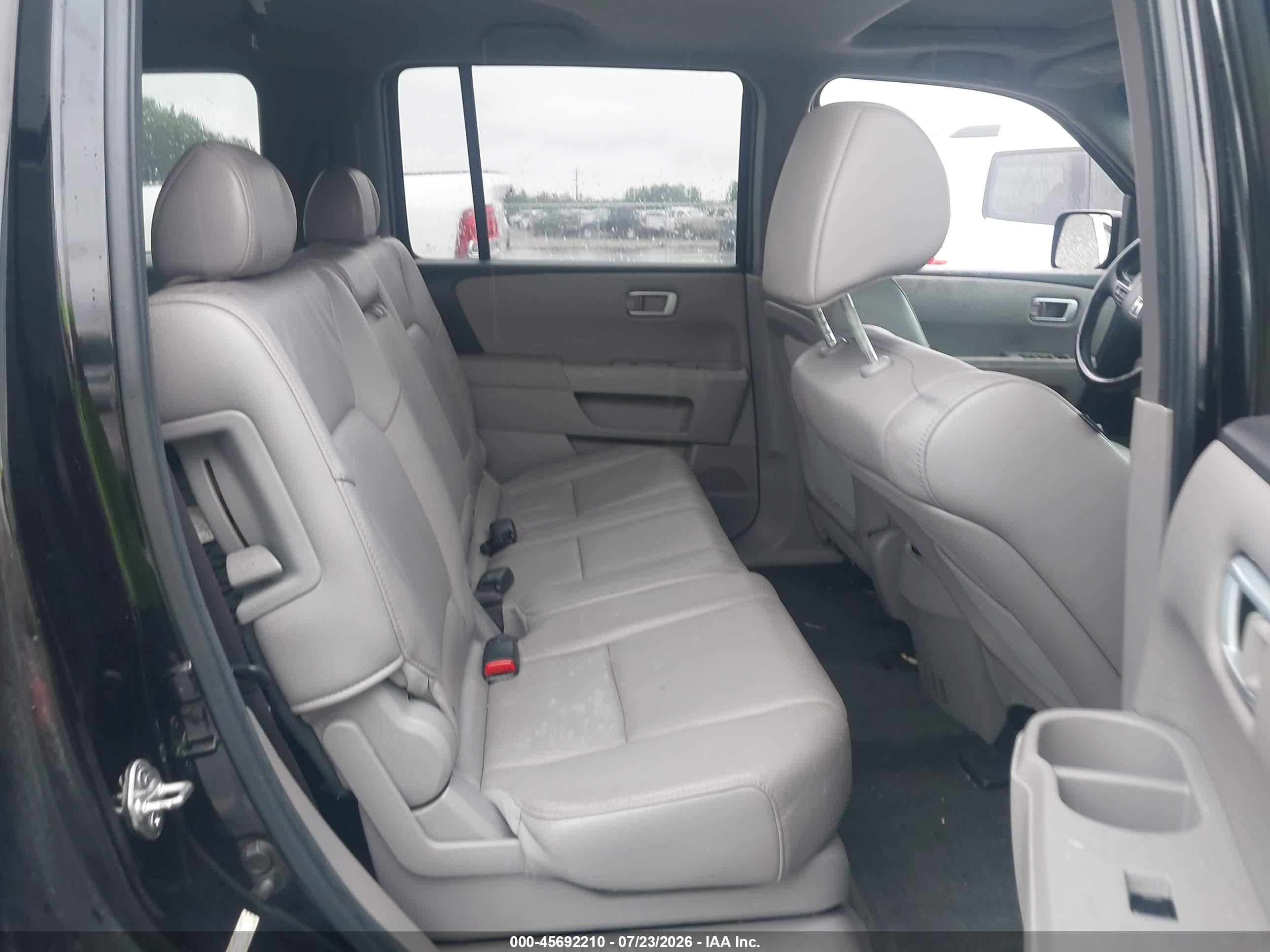 2013 Honda Pilot Ex-l Black vin: 5FNYF4H56DB013111