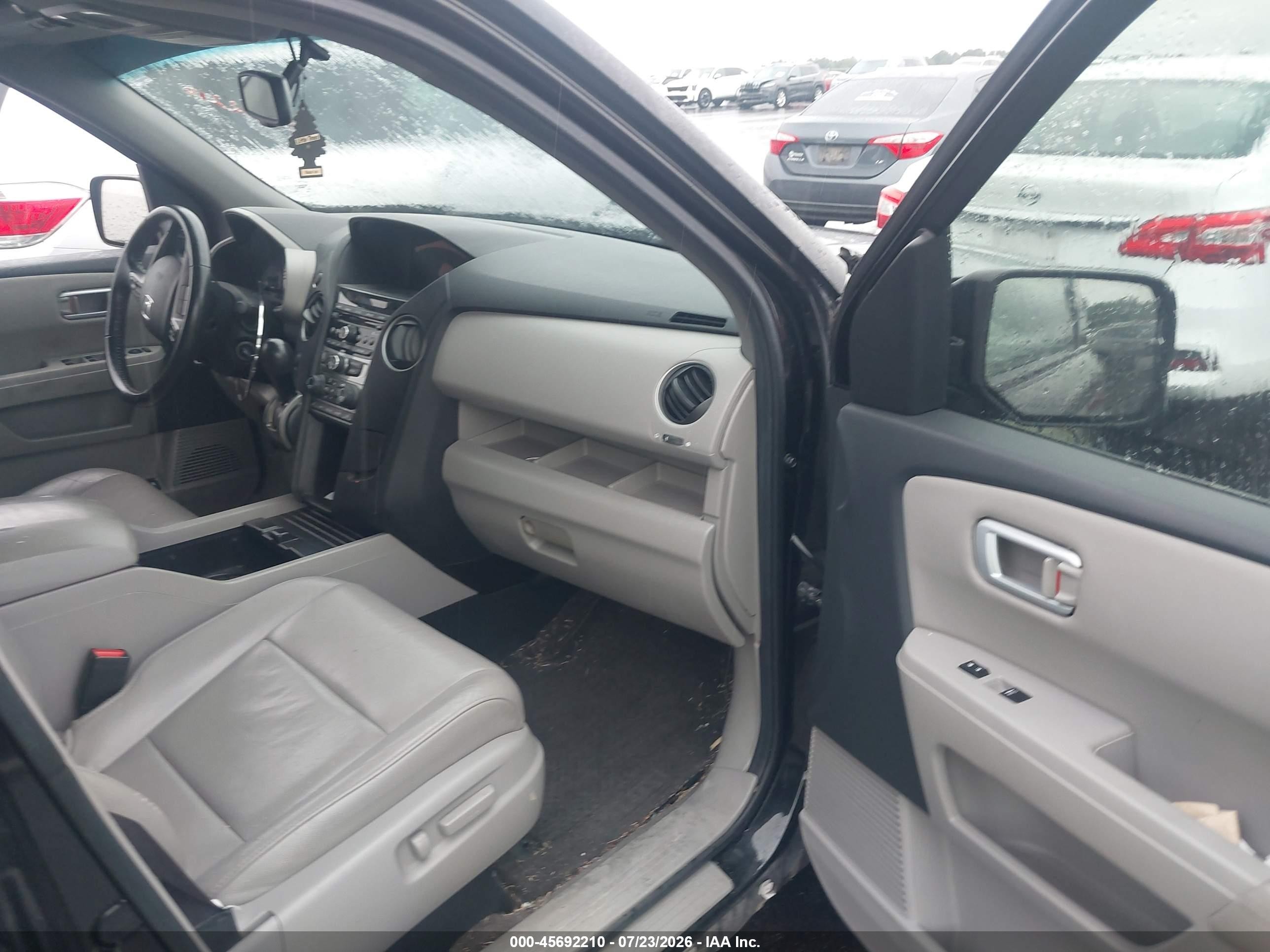 2013 Honda Pilot Ex-l Black vin: 5FNYF4H56DB013111