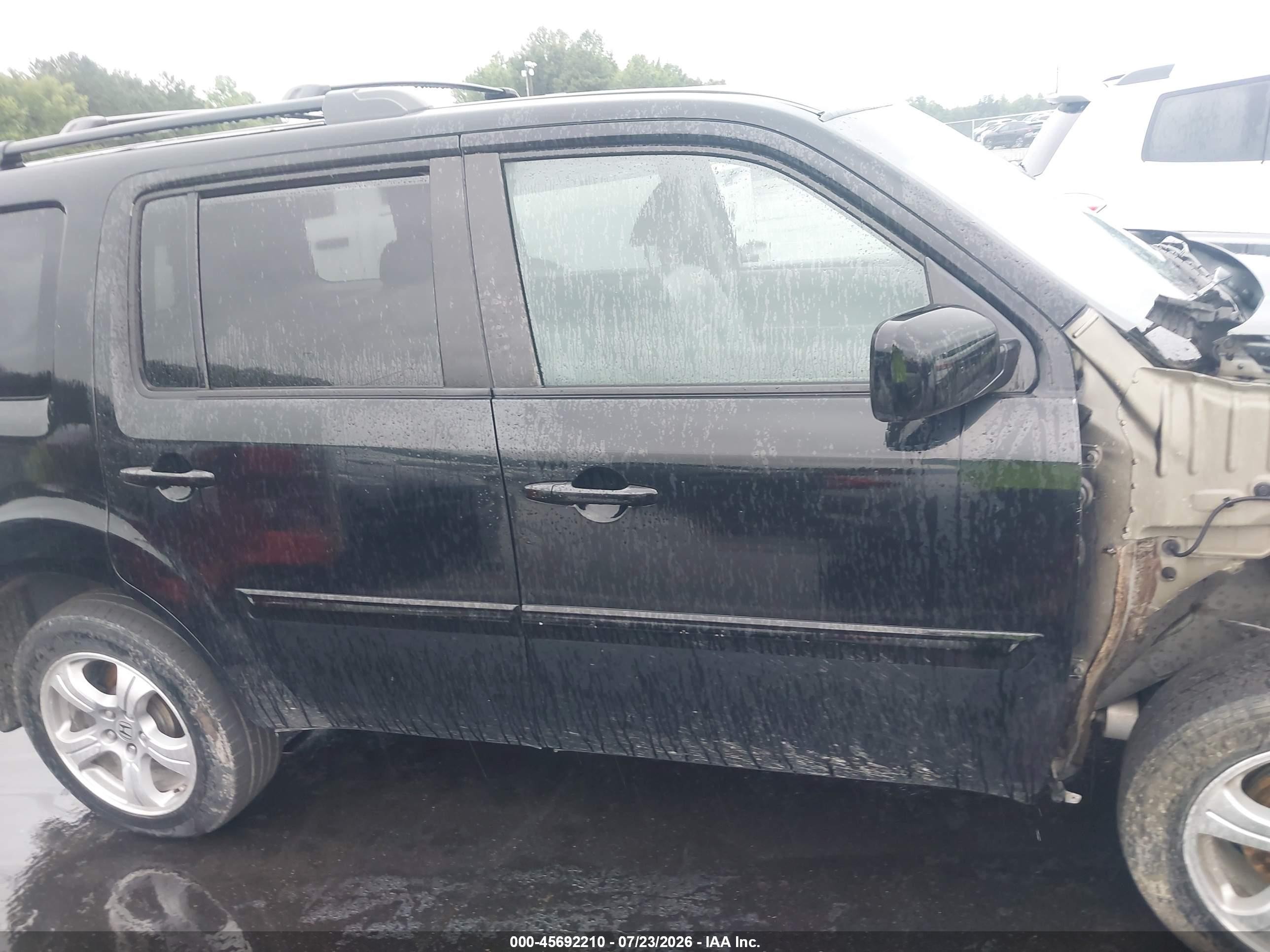 2013 Honda Pilot Ex-l Black vin: 5FNYF4H56DB013111