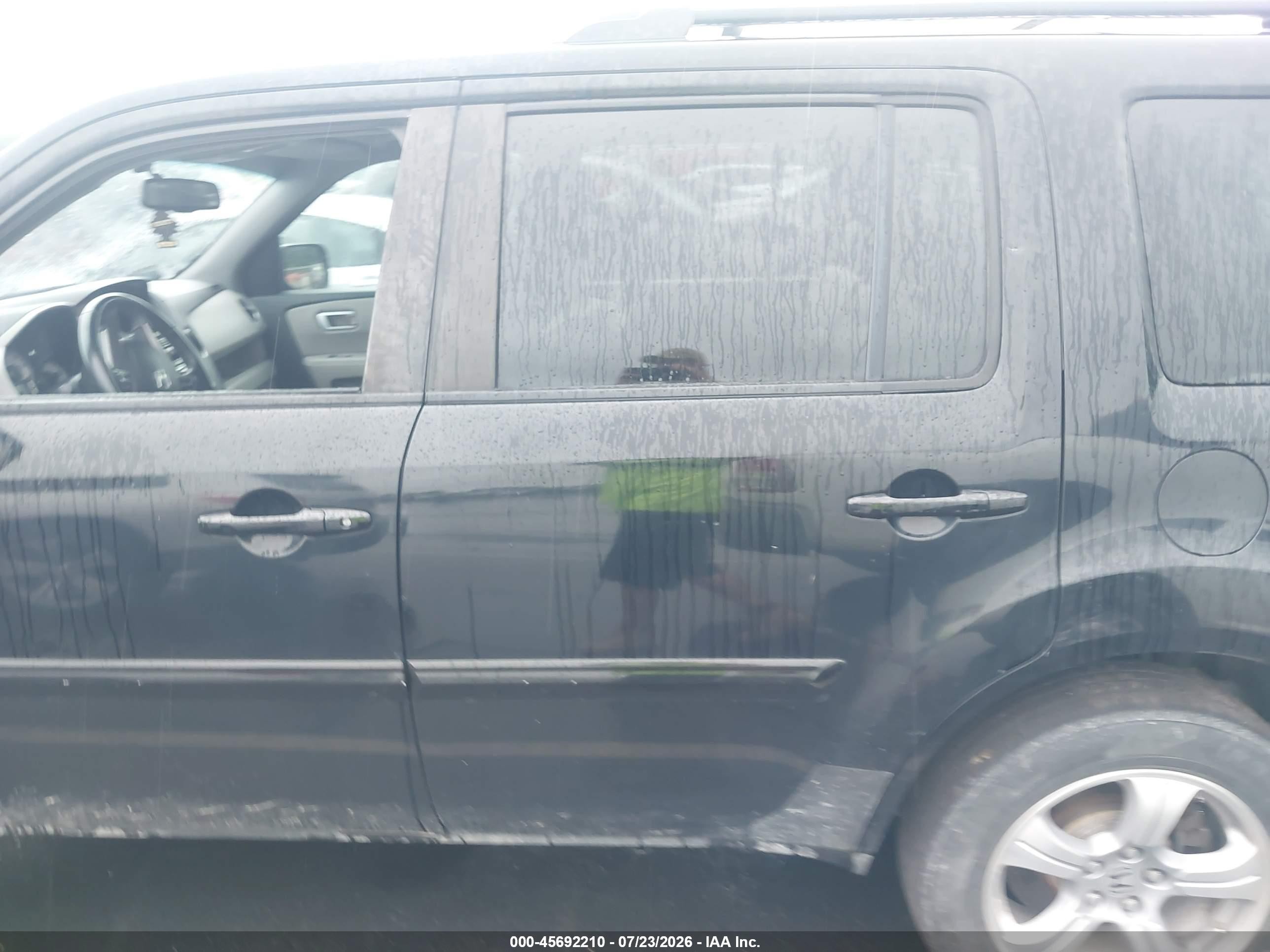 2013 Honda Pilot Ex-l Black vin: 5FNYF4H56DB013111