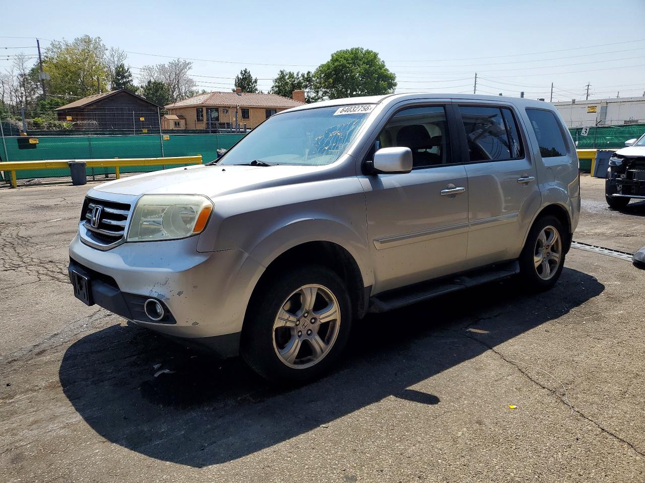2013 Honda Pilot Exl Silver vin: 5FNYF4H56DB032497