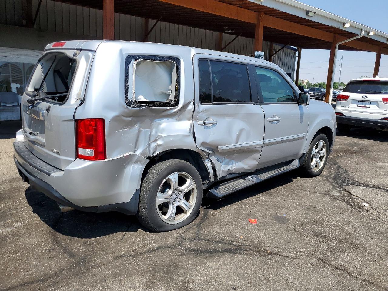2013 Honda Pilot Exl Серебряный vin: 5FNYF4H56DB032497