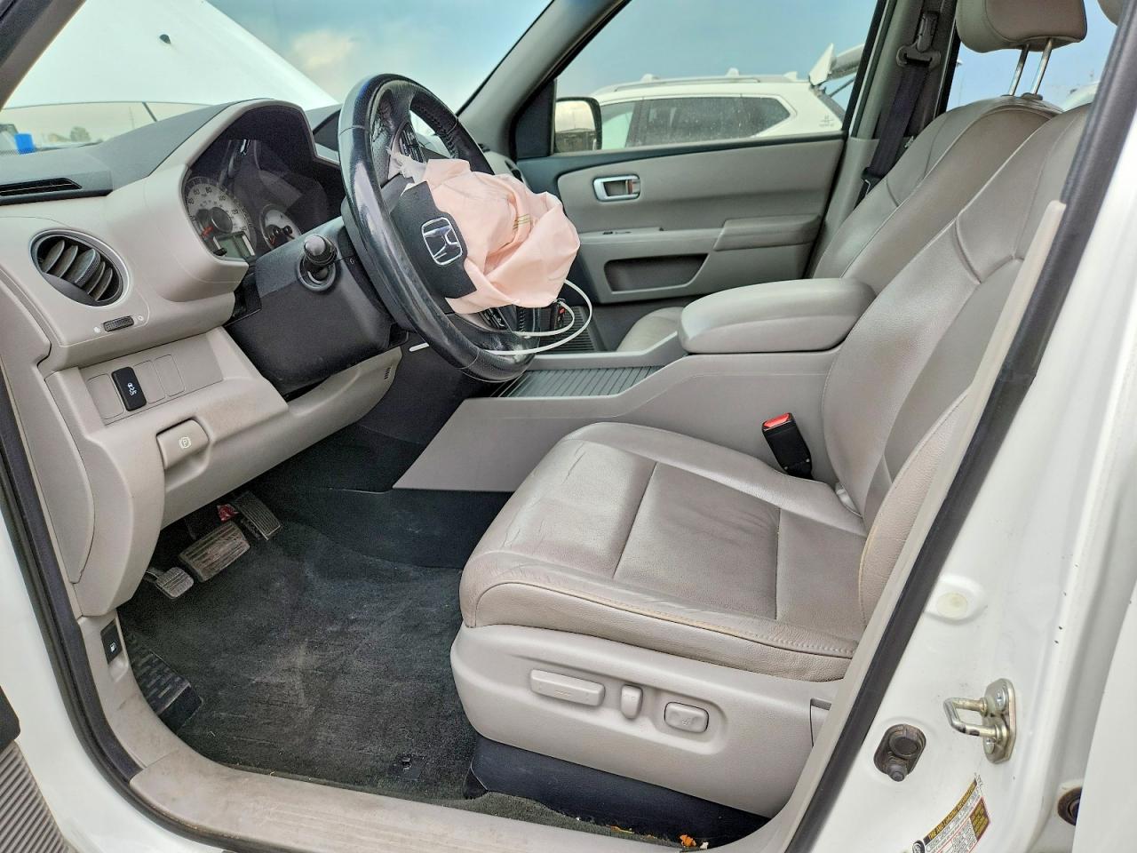 2013 Honda Pilot Exl White vin: 5FNYF4H56DB084941