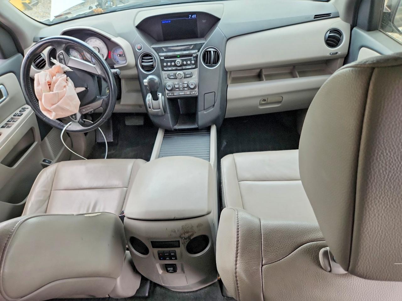 2013 Honda Pilot Exl White vin: 5FNYF4H56DB084941