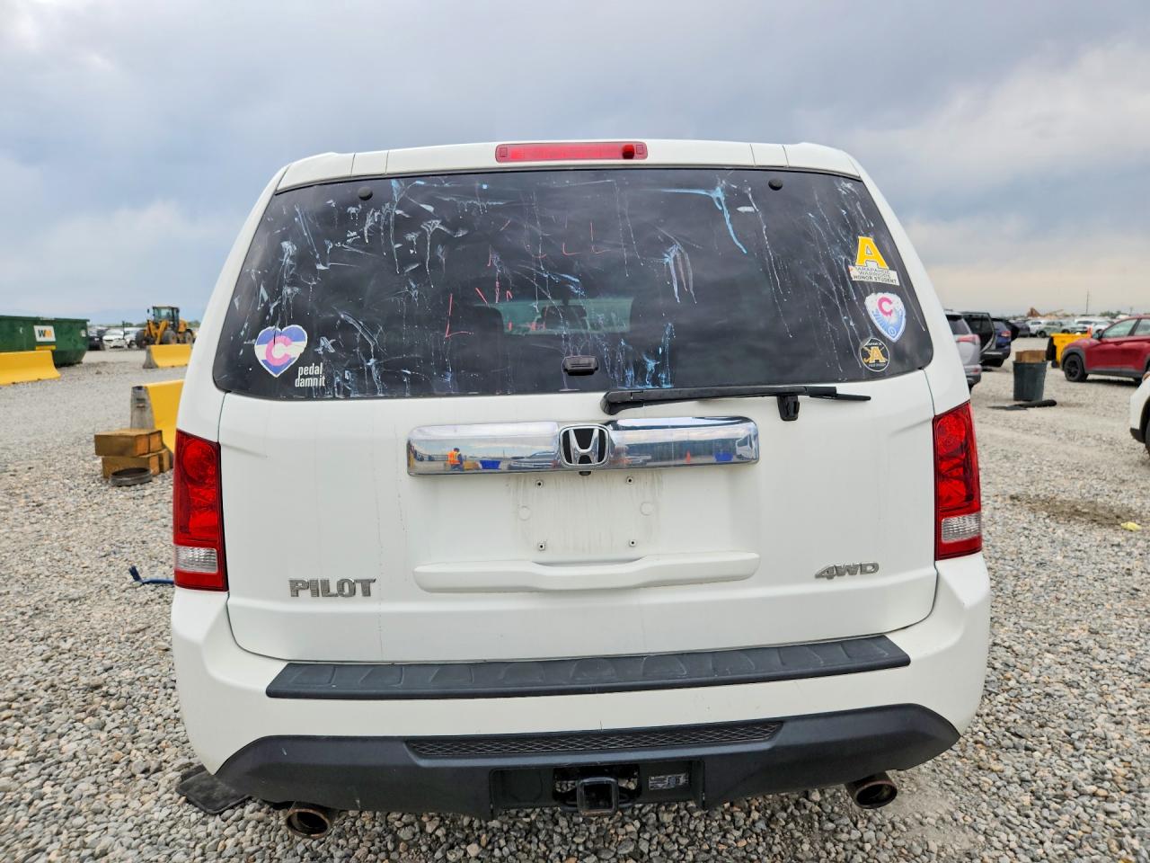 2013 Honda Pilot Exl White vin: 5FNYF4H56DB084941