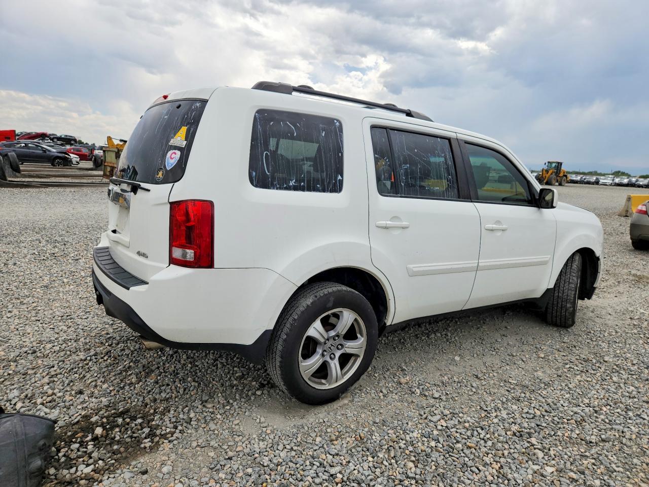 2013 Honda Pilot Exl White vin: 5FNYF4H56DB084941