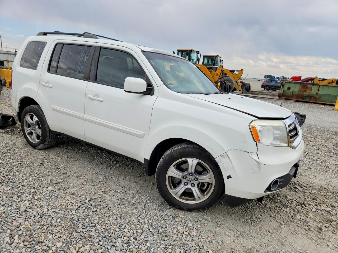 2013 Honda Pilot Exl White vin: 5FNYF4H56DB084941