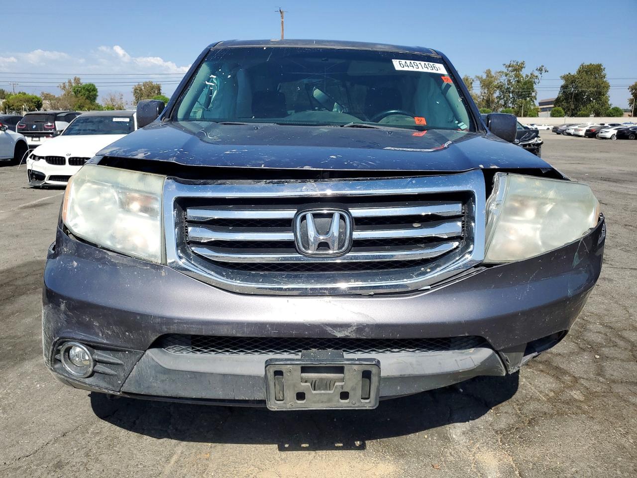 2014 Honda Pilot Exl Gray vin: 5FNYF4H56EB025387