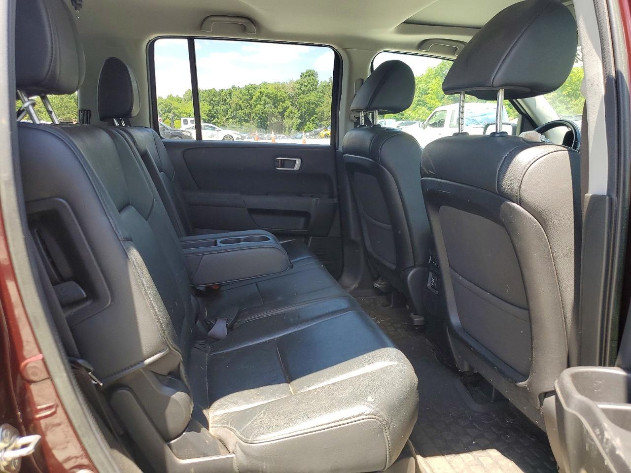 2014 Honda Pilot Exl Burgundy vin: 5FNYF4H56EB029956