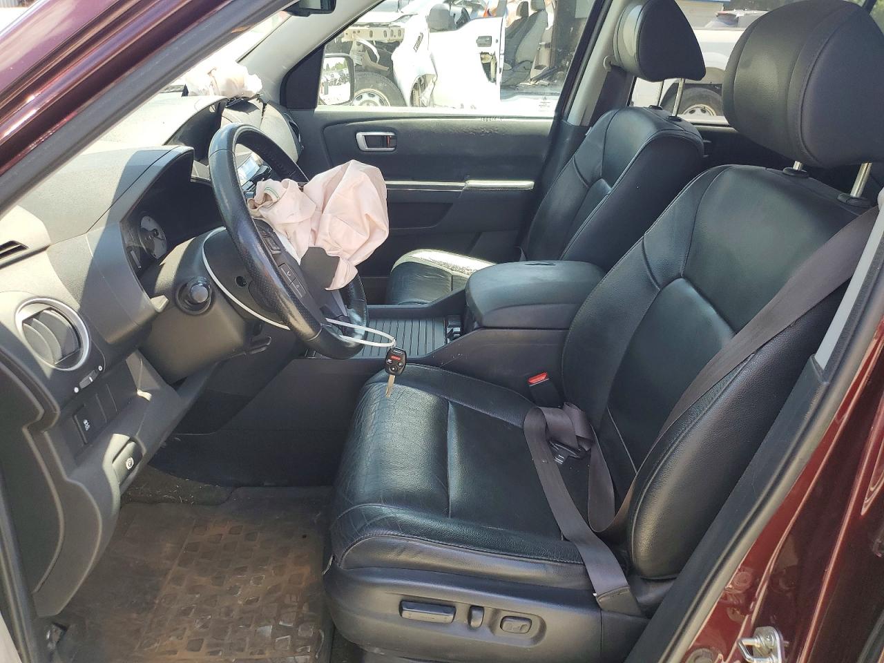 2014 Honda Pilot Exl Burgundy vin: 5FNYF4H56EB029956