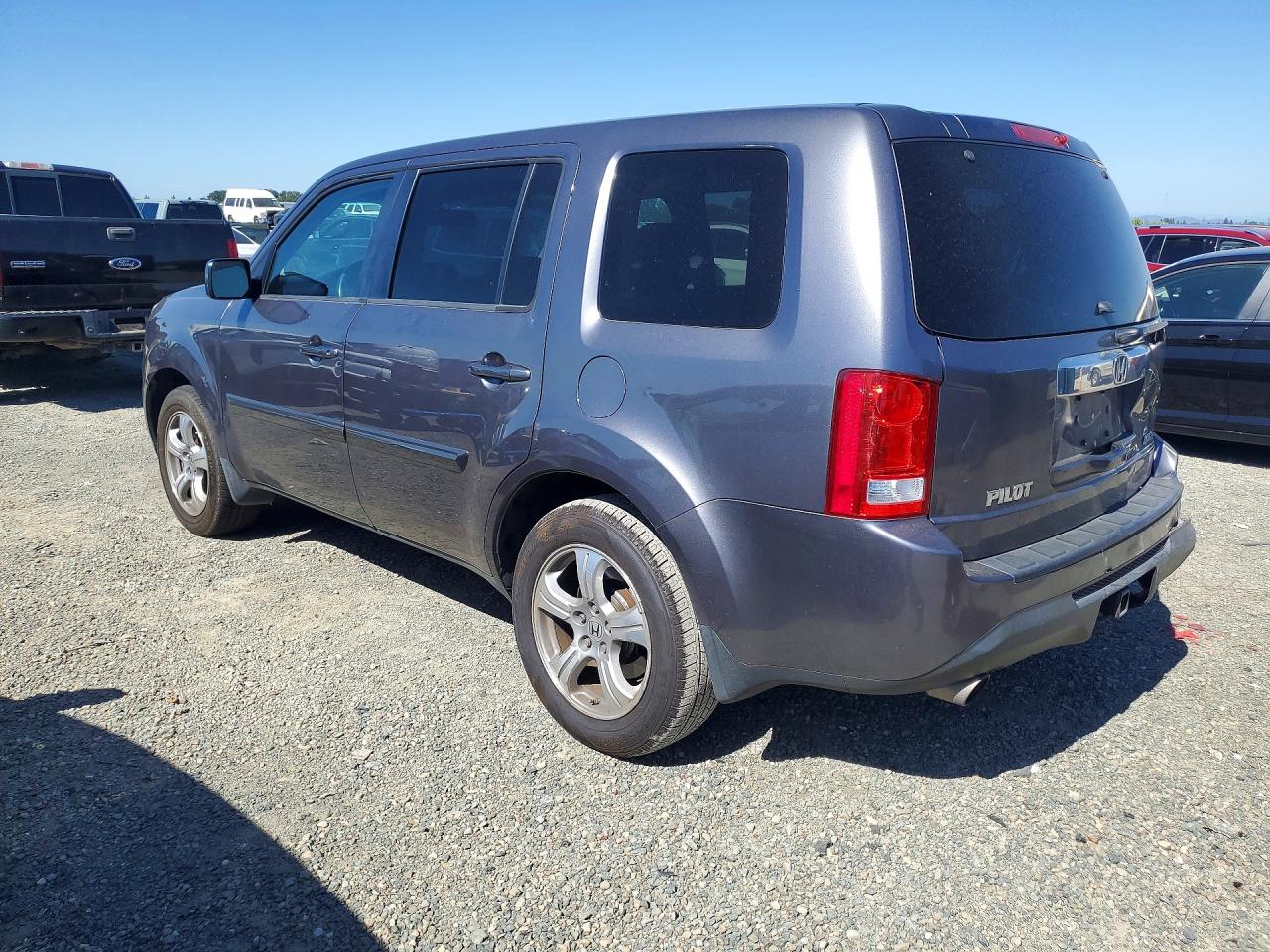 2014 Honda Pilot Exl Gray vin: 5FNYF4H56EB041296