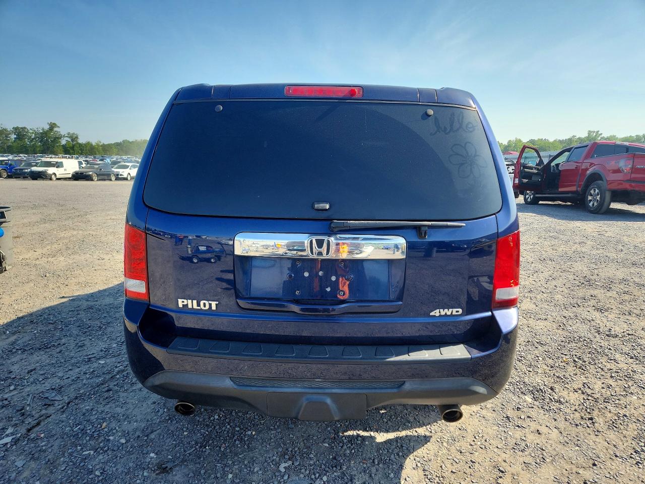 2014 Honda Pilot Exl Blue vin: 5FNYF4H56EB042223