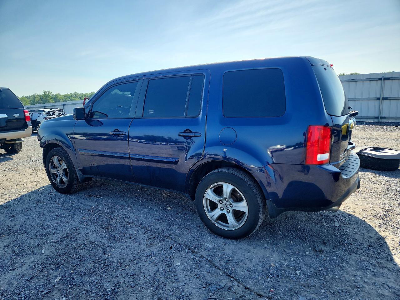 2014 Honda Pilot Exl Blue vin: 5FNYF4H56EB042223