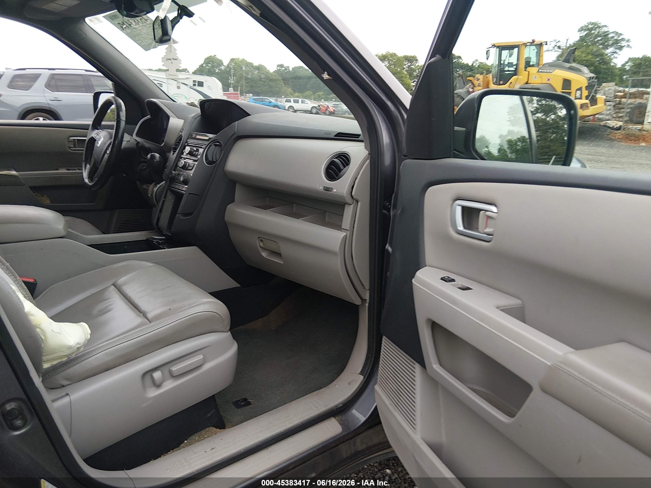 2014 Honda Pilot Ex-l Серый vin: 5FNYF4H56EB043999