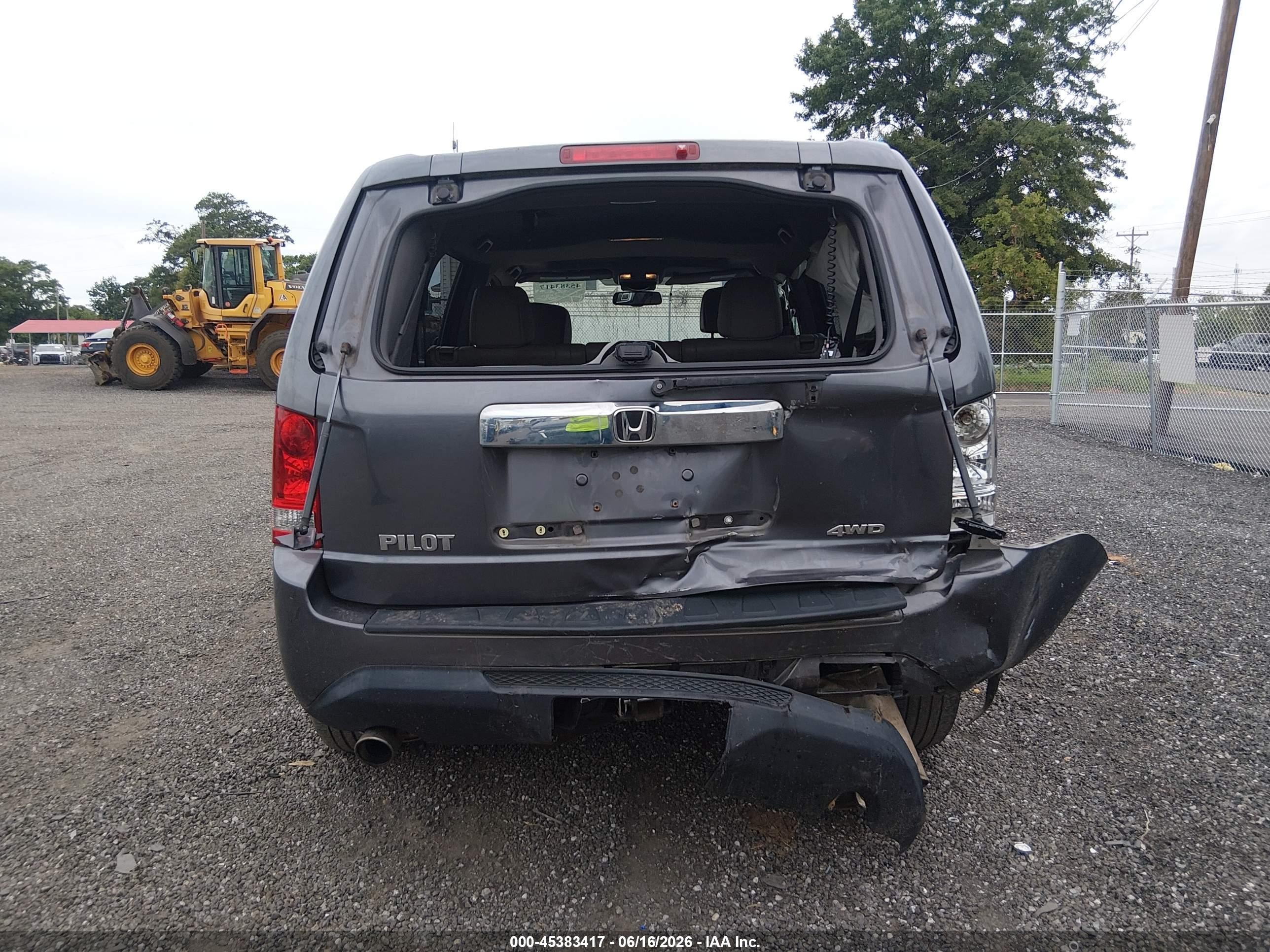 2014 Honda Pilot Ex-l Серый vin: 5FNYF4H56EB043999