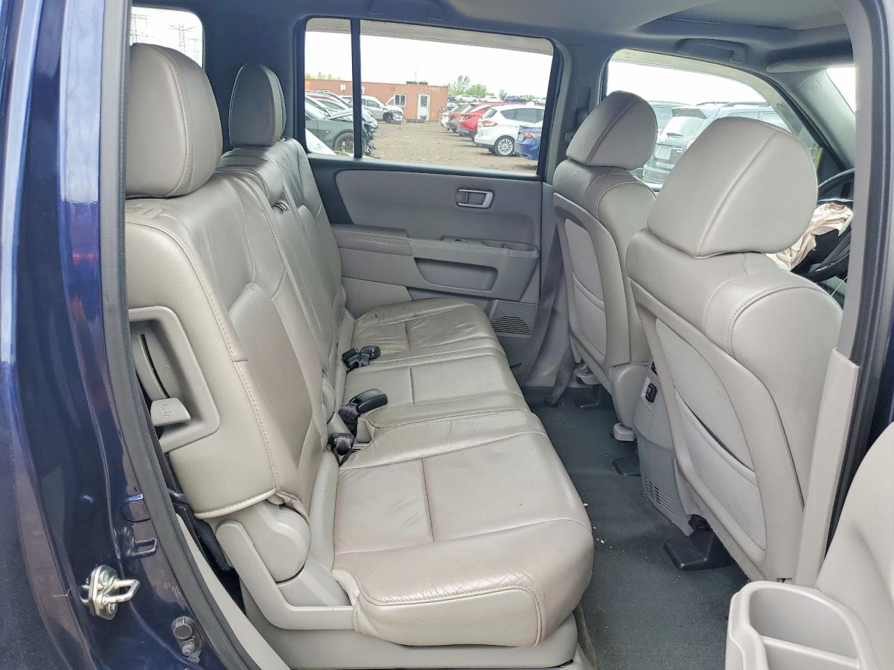 2014 Honda Pilot Exl Blue vin: 5FNYF4H56EB052041