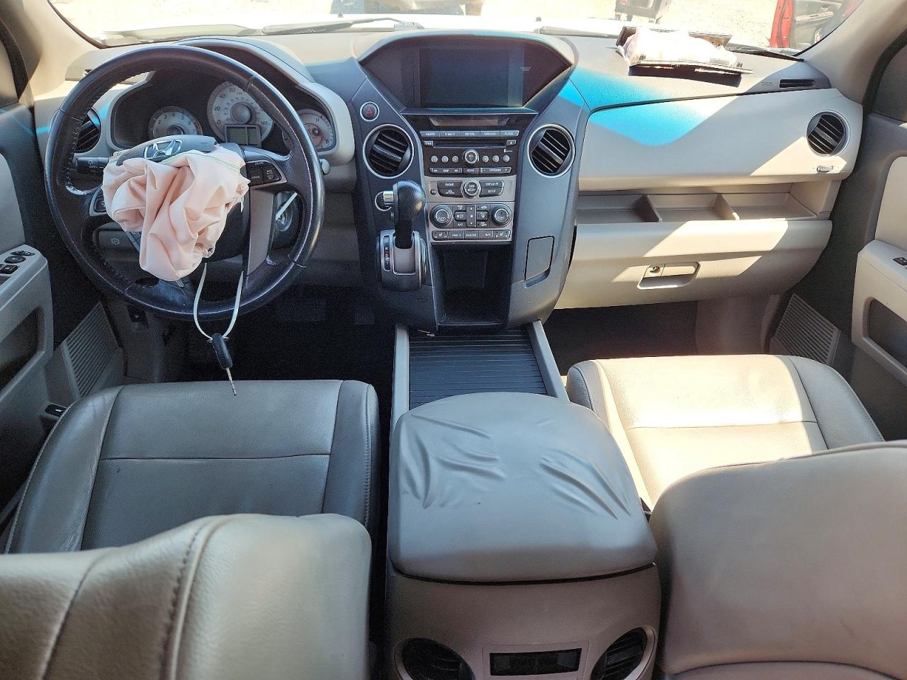 2015 Honda Pilot Exl White vin: 5FNYF4H56FB018683