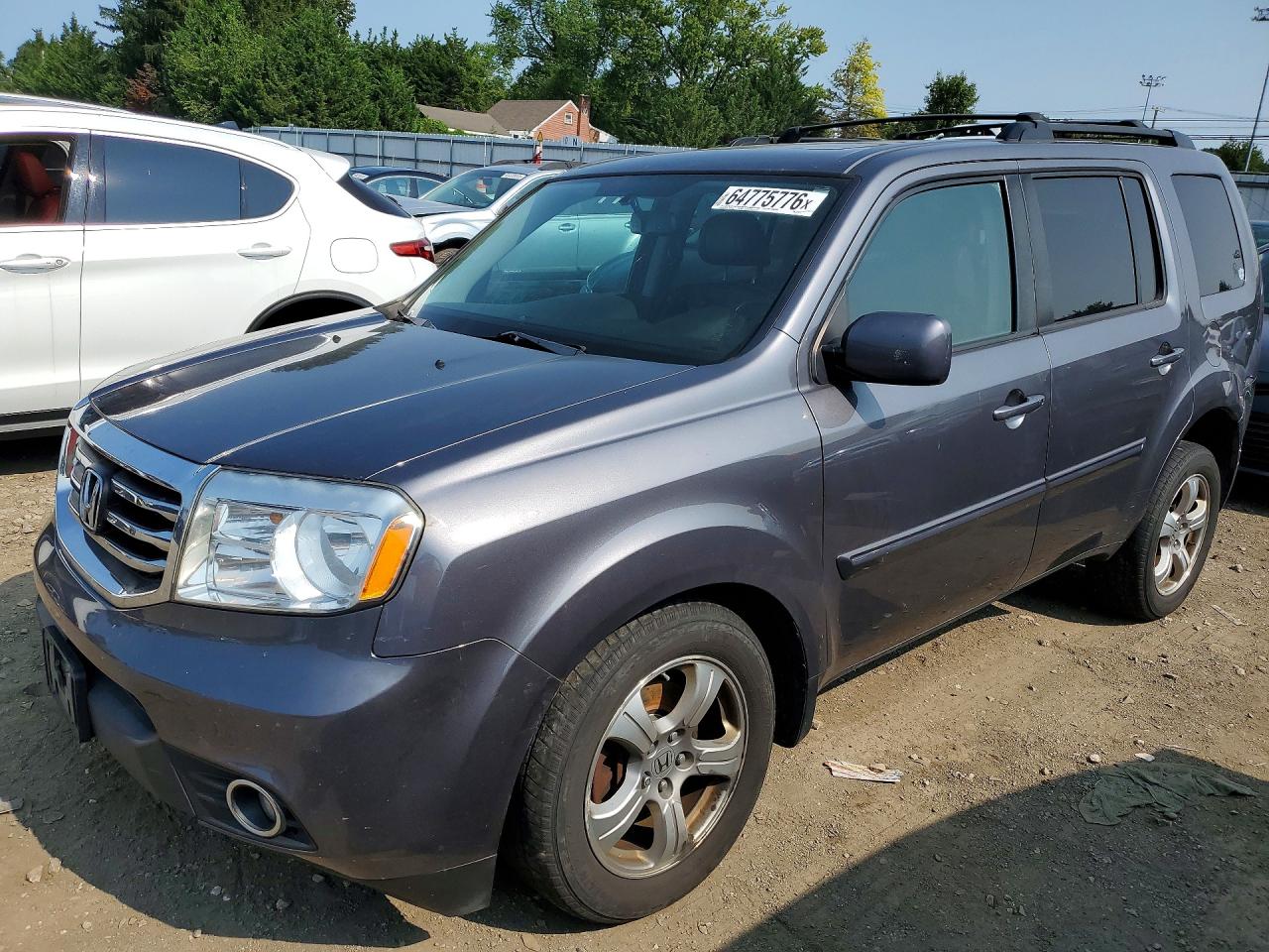2015 Honda Pilot Exl Gray vin: 5FNYF4H56FB020210