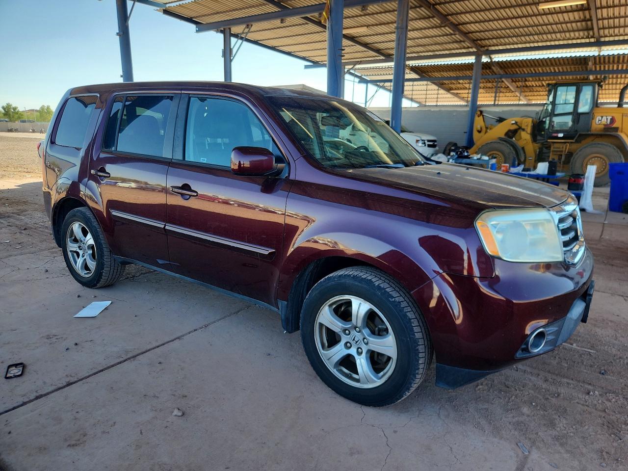 2015 Honda Pilot Exl Burgundy vin: 5FNYF4H56FB036648