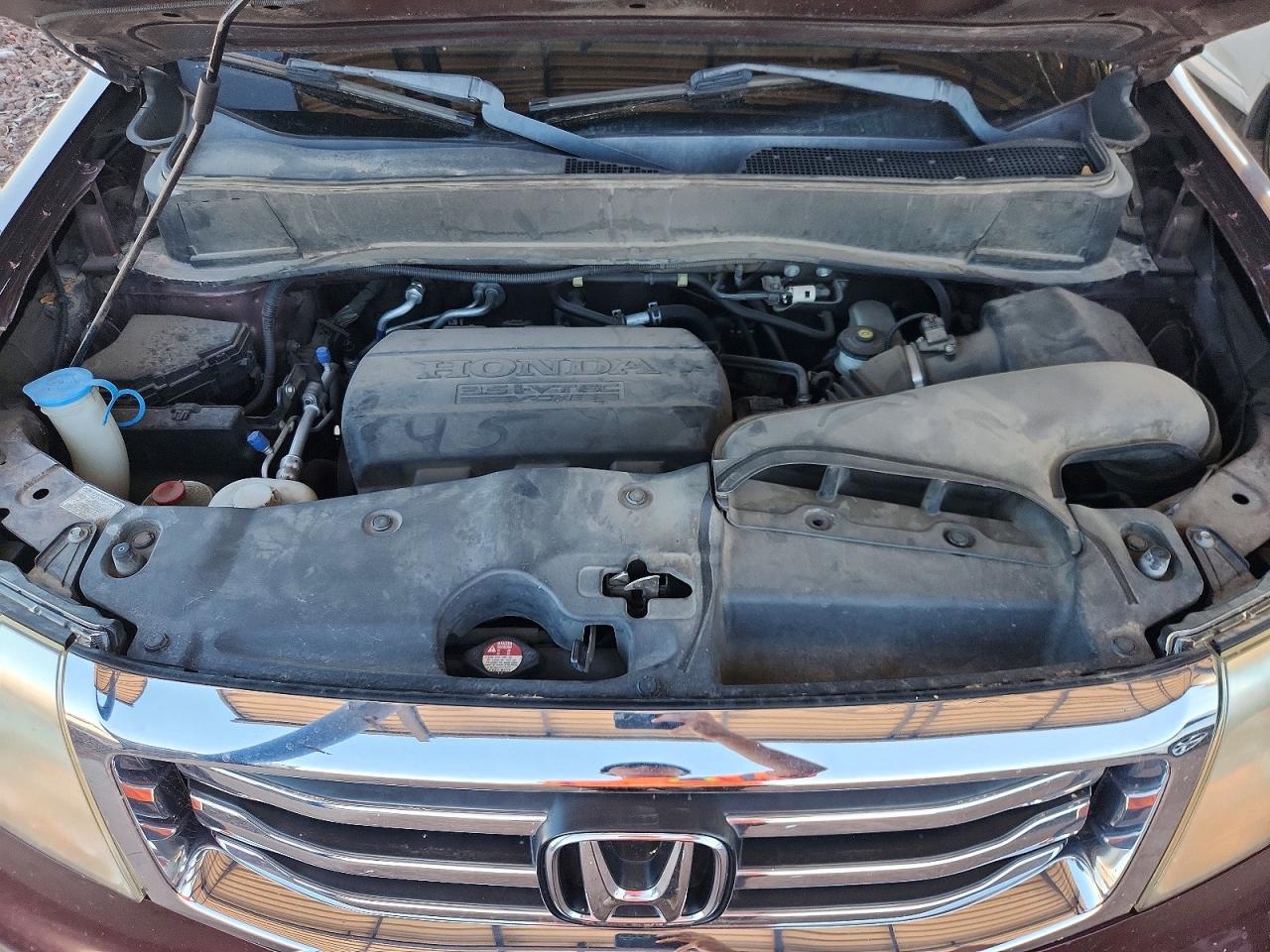 2015 Honda Pilot Exl Burgundy vin: 5FNYF4H56FB036648