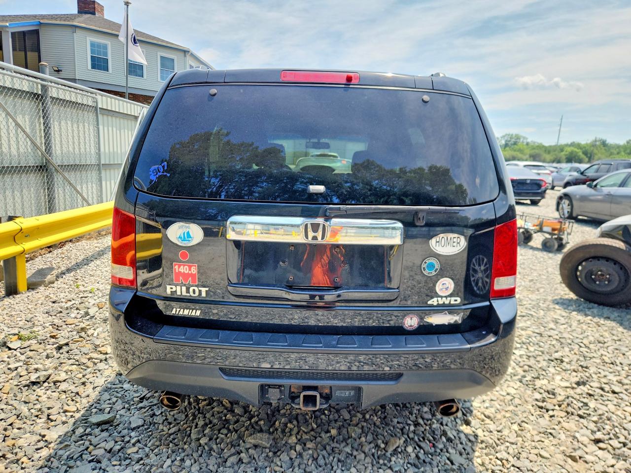 2015 Honda Pilot Exl Черный vin: 5FNYF4H56FB052865