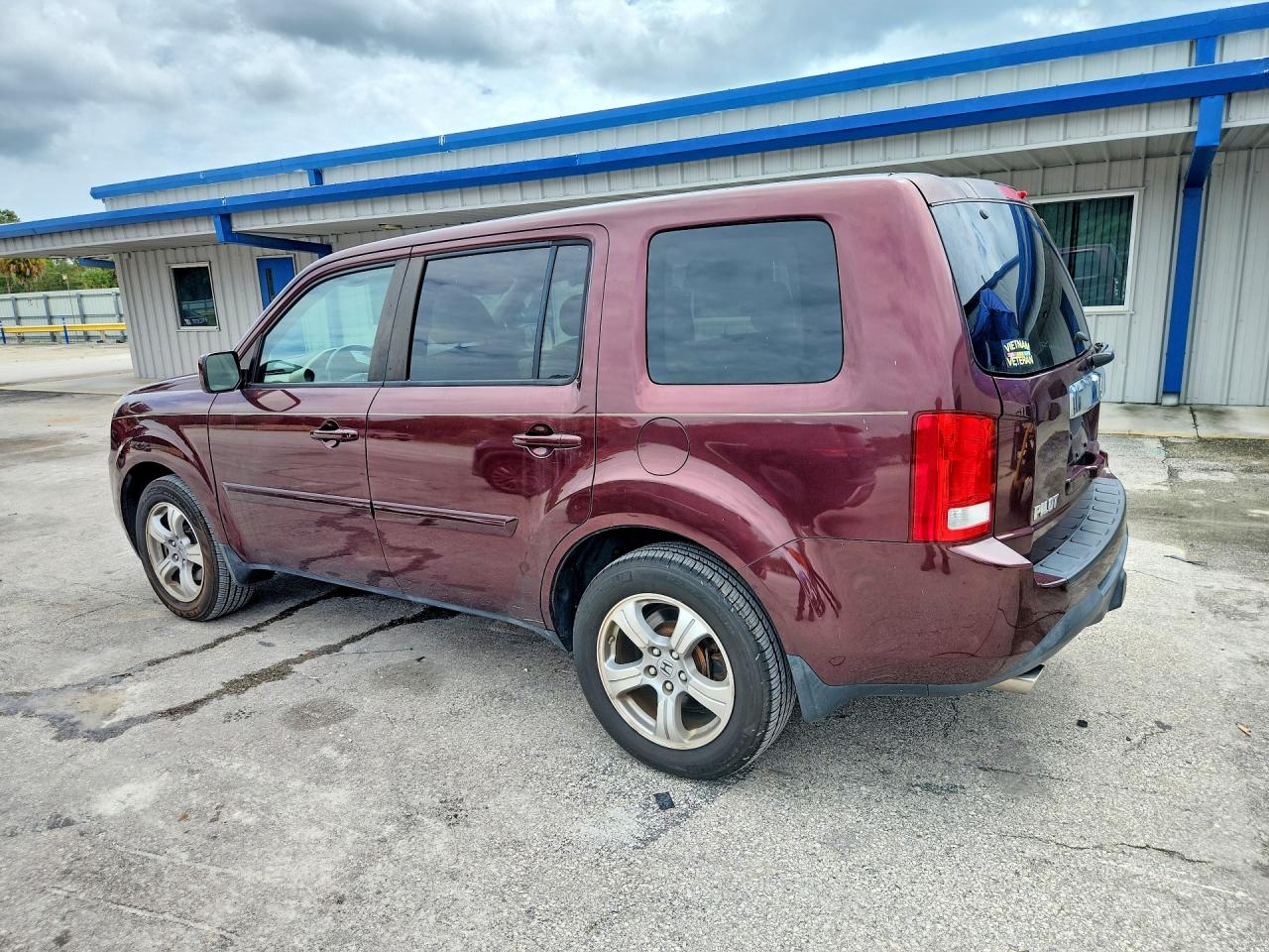 2015 Honda Pilot Exl Burgundy vin: 5FNYF4H56FB073067