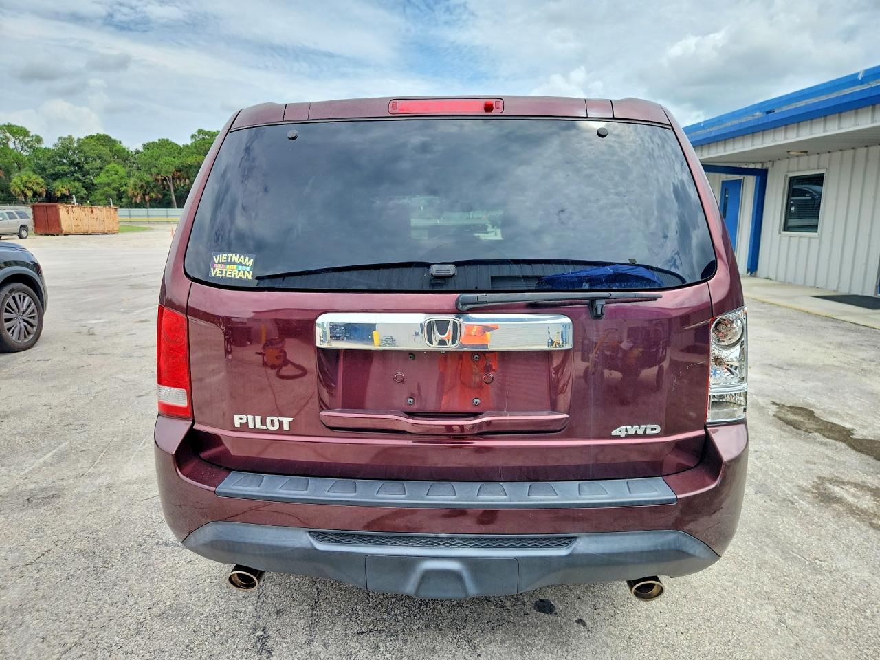 2015 Honda Pilot Exl Burgundy vin: 5FNYF4H56FB073067