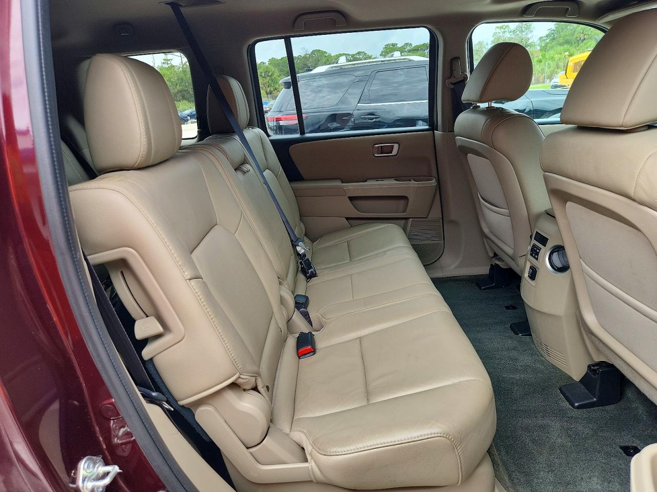 2015 Honda Pilot Exl Burgundy vin: 5FNYF4H56FB073067