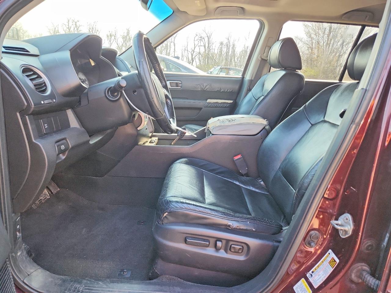 2010 Honda Pilot Exl Burgundy vin: 5FNYF4H57AB009130