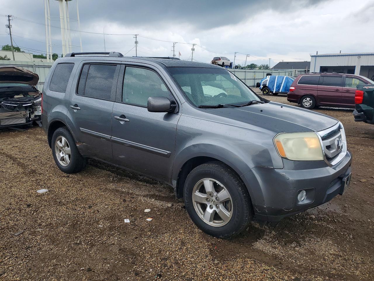 2010 Honda Pilot Exl Gray vin: 5FNYF4H57AB024890