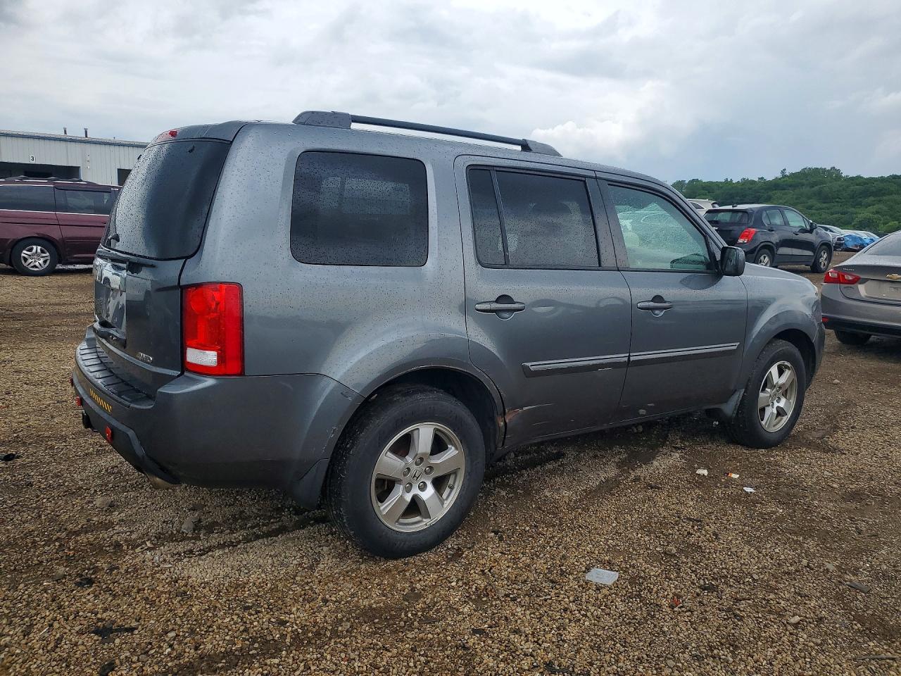 2010 Honda Pilot Exl Gray vin: 5FNYF4H57AB024890