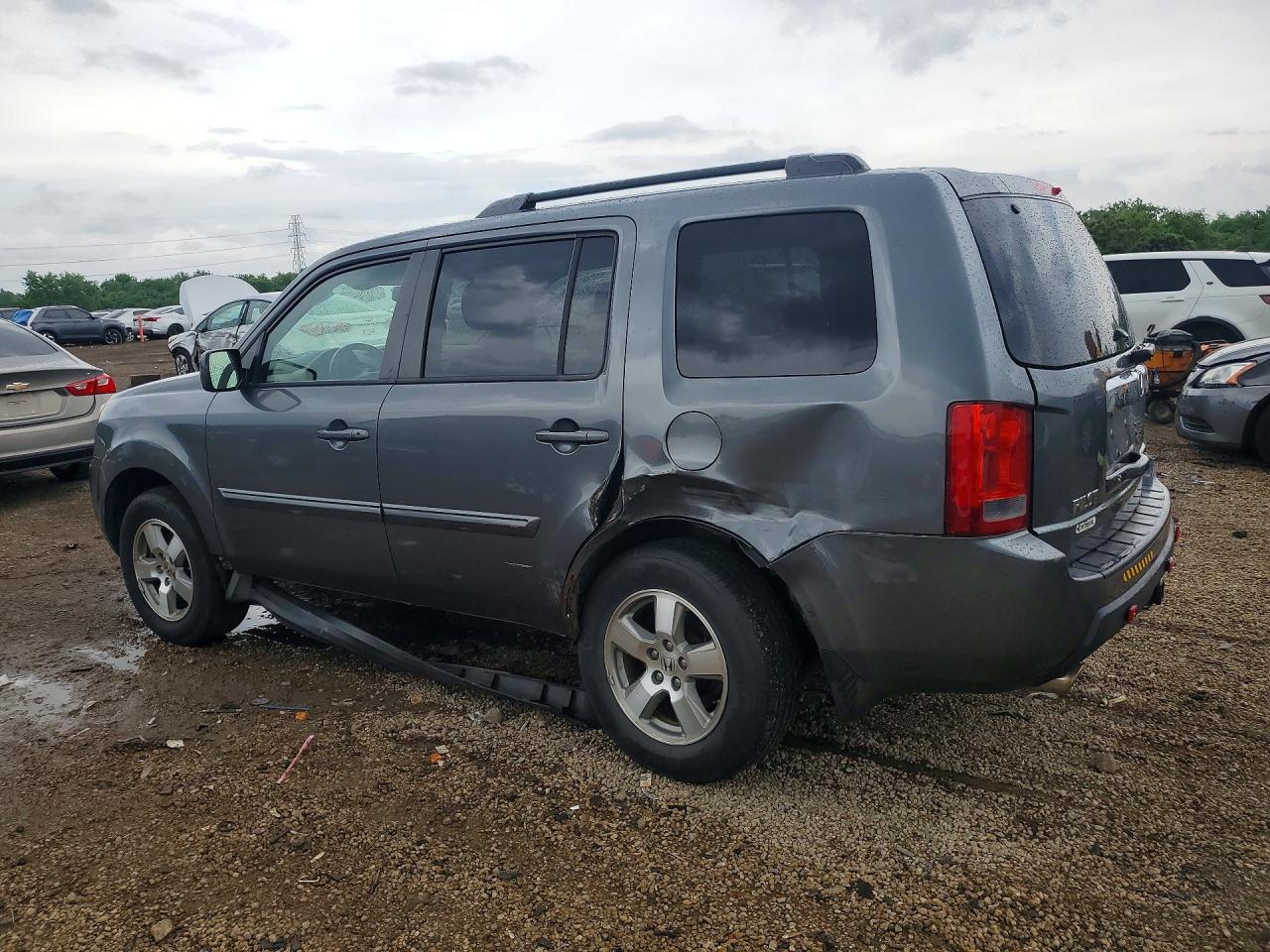 2010 Honda Pilot Exl Gray vin: 5FNYF4H57AB024890