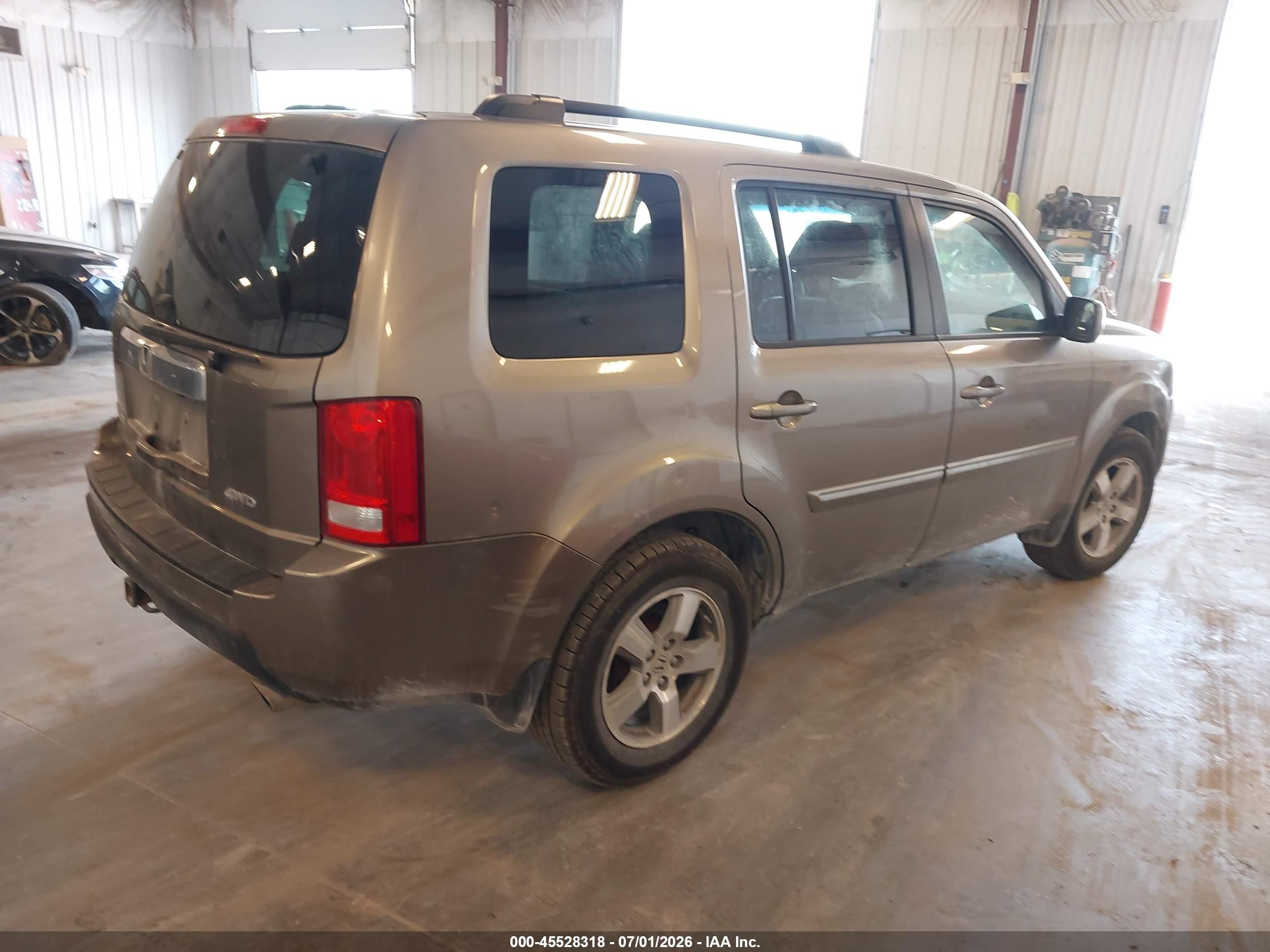 2010 Honda Pilot Ex-l Tan vin: 5FNYF4H57AB039602