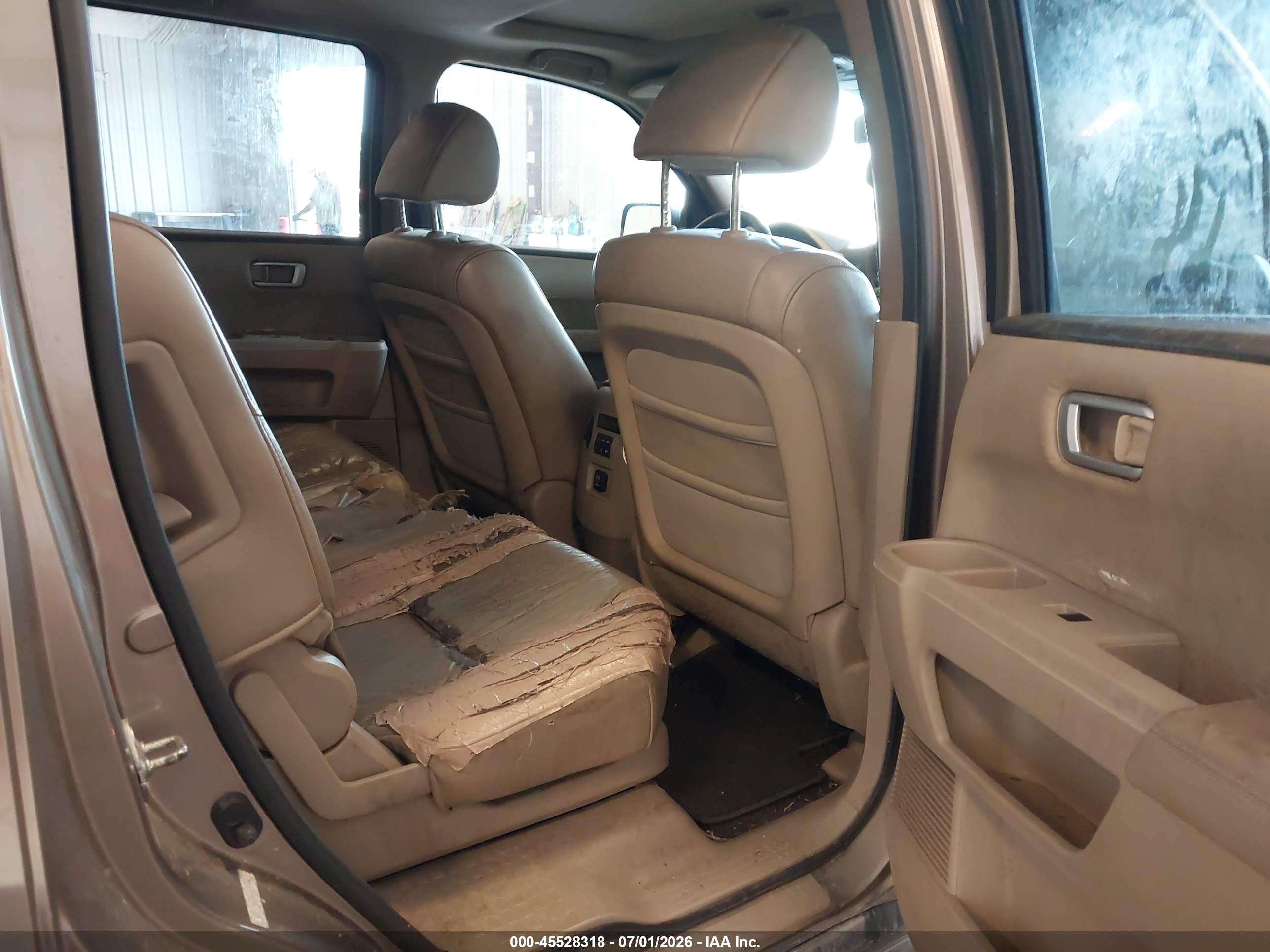 2010 Honda Pilot Ex-l Tan vin: 5FNYF4H57AB039602