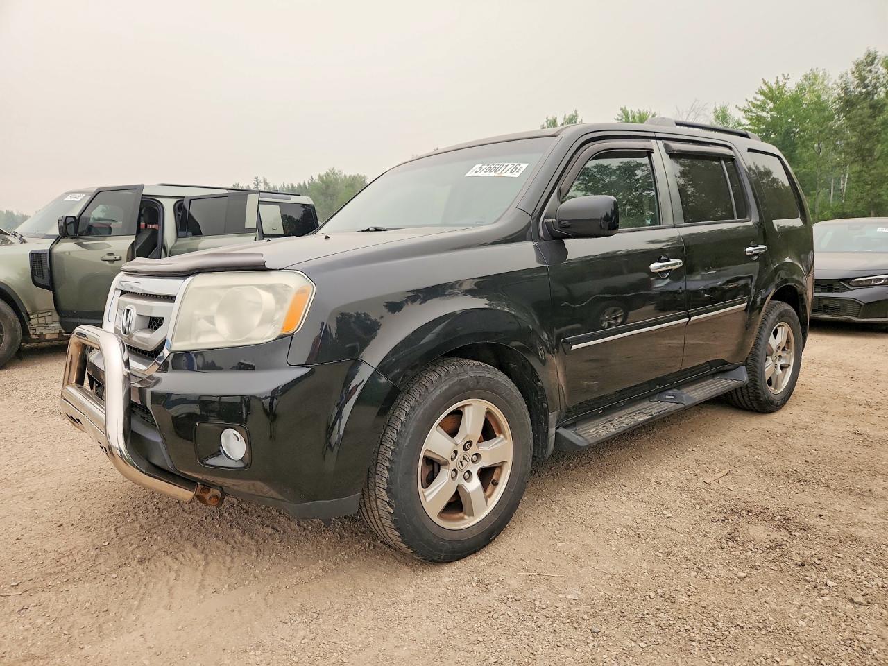 2010 Honda Pilot Exl Black vin: 5FNYF4H57AB503195
