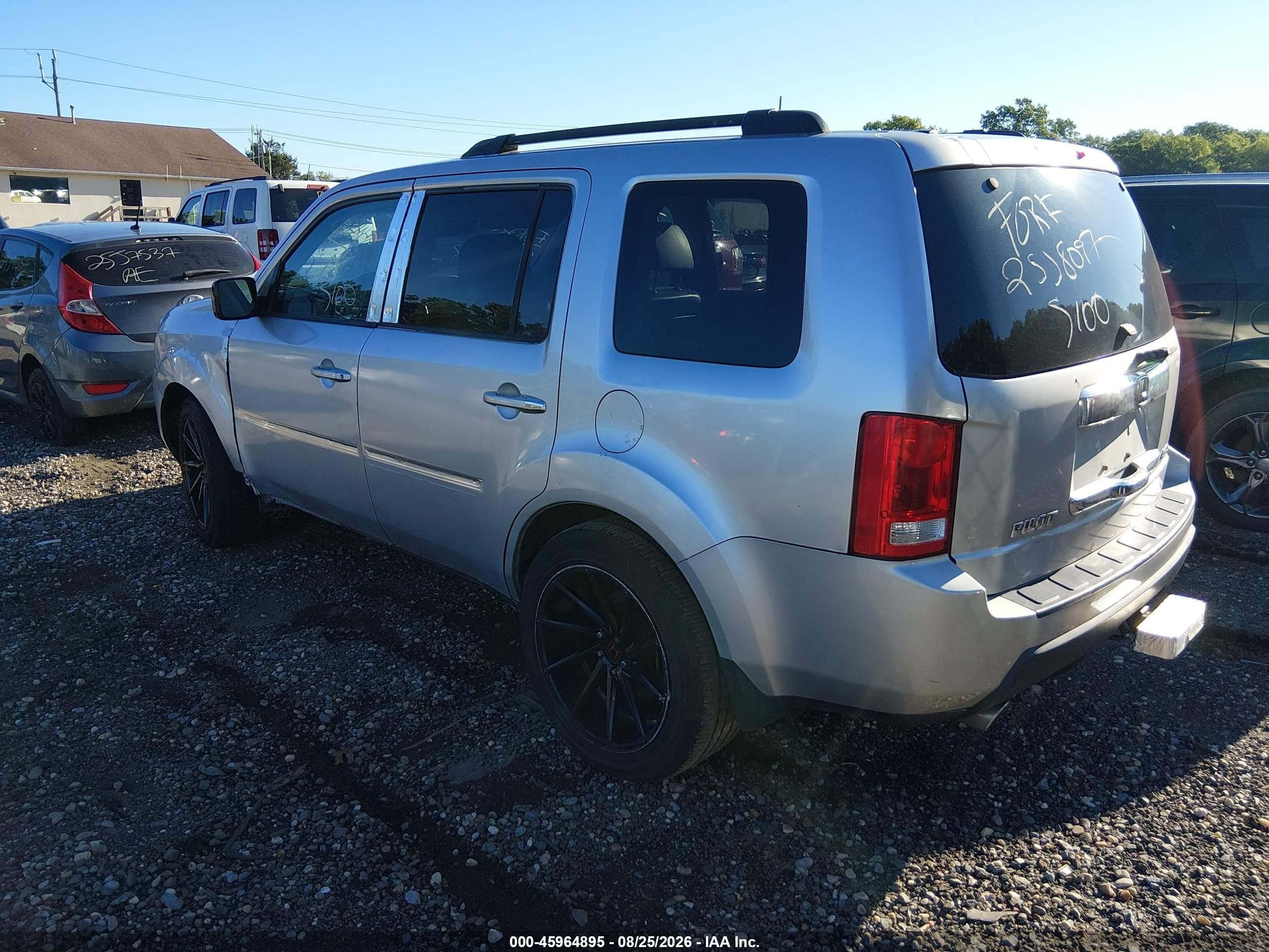 2011 Honda Pilot Ex-l Gray vin: 5FNYF4H57BB004382