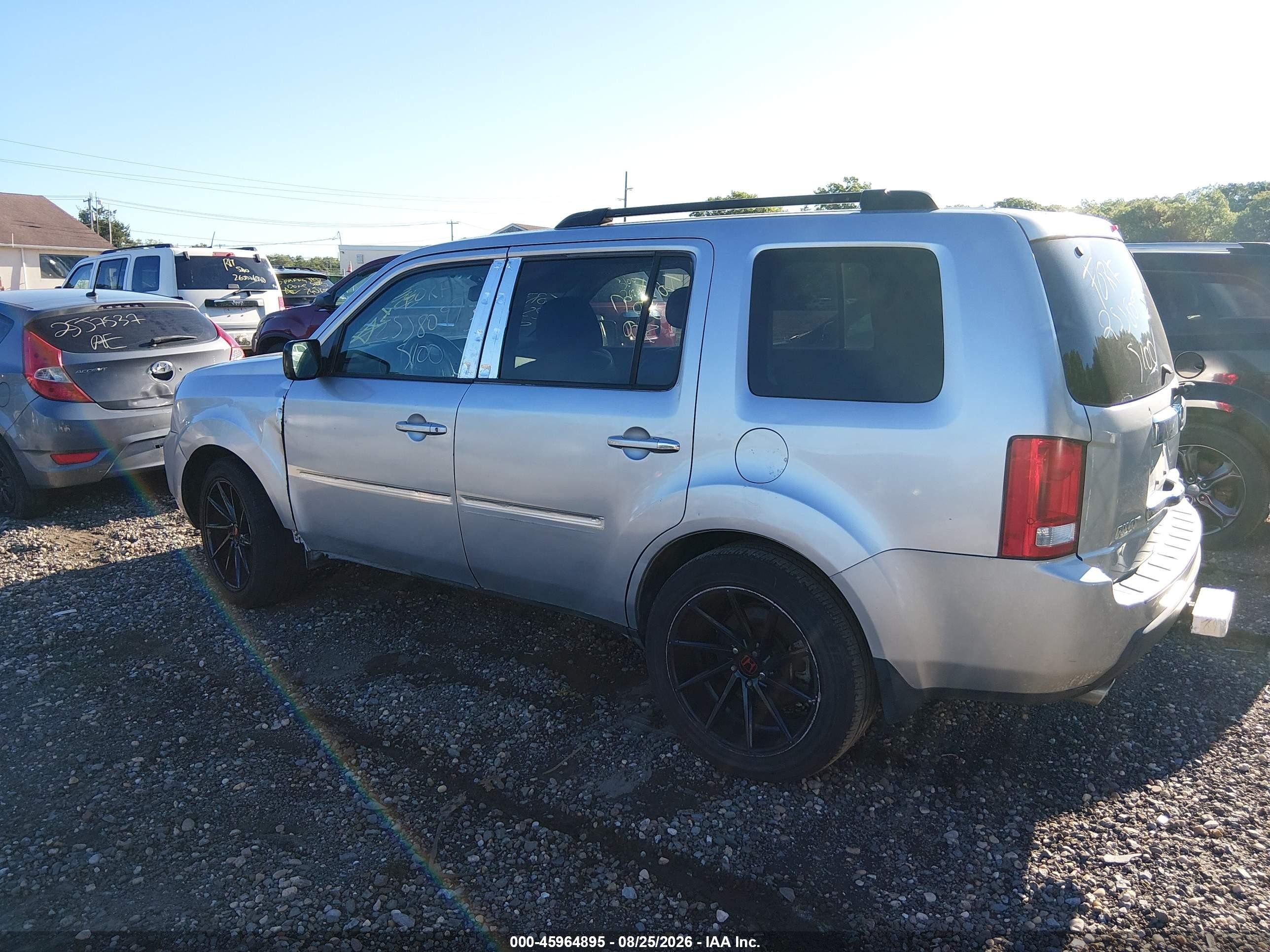 2011 Honda Pilot Ex-l Gray vin: 5FNYF4H57BB004382