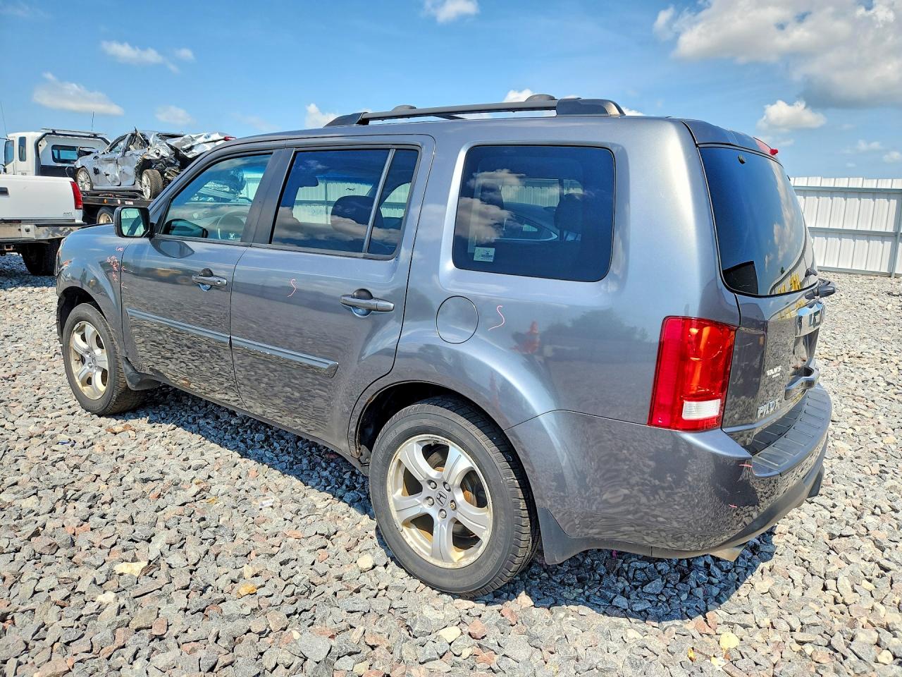 2012 Honda Pilot Exl Серый vin: 5FNYF4H57CB004531