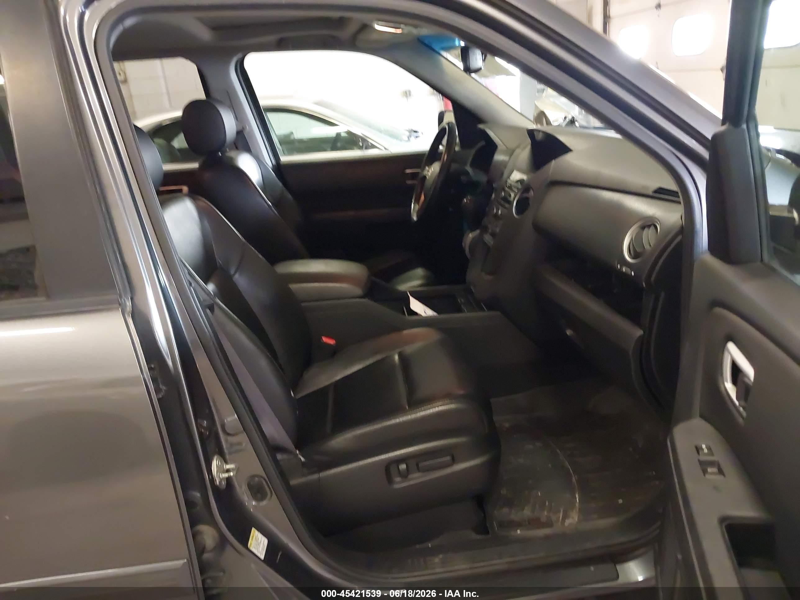 2012 Honda Pilot Ex-l Silver vin: 5FNYF4H57CB035133