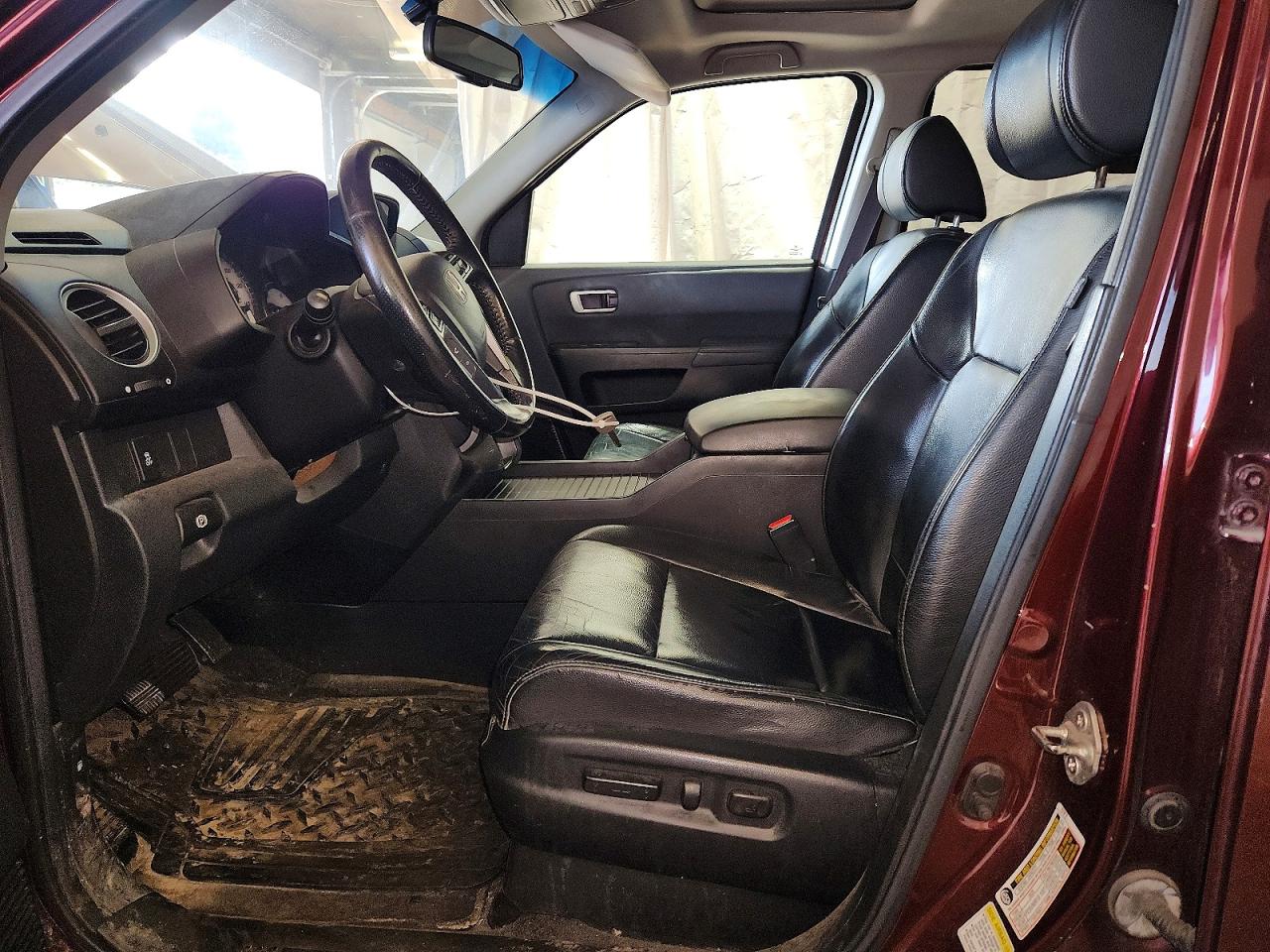 2012 Honda Pilot Exl Burgundy vin: 5FNYF4H57CB044303